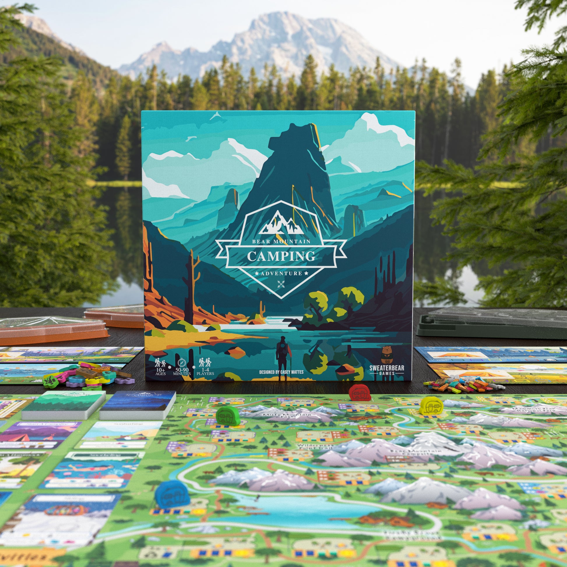camping on board Bear Mountain Camping Adventure – SweaterBear Games