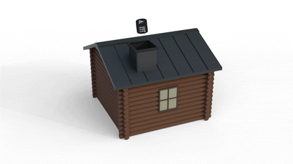 Camping-Themed Dice Towers