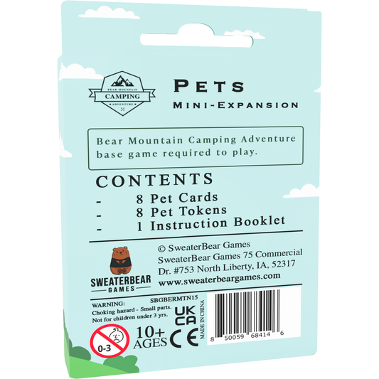 Bear Mountain Camping Adventure: Pets Mini-Expansion