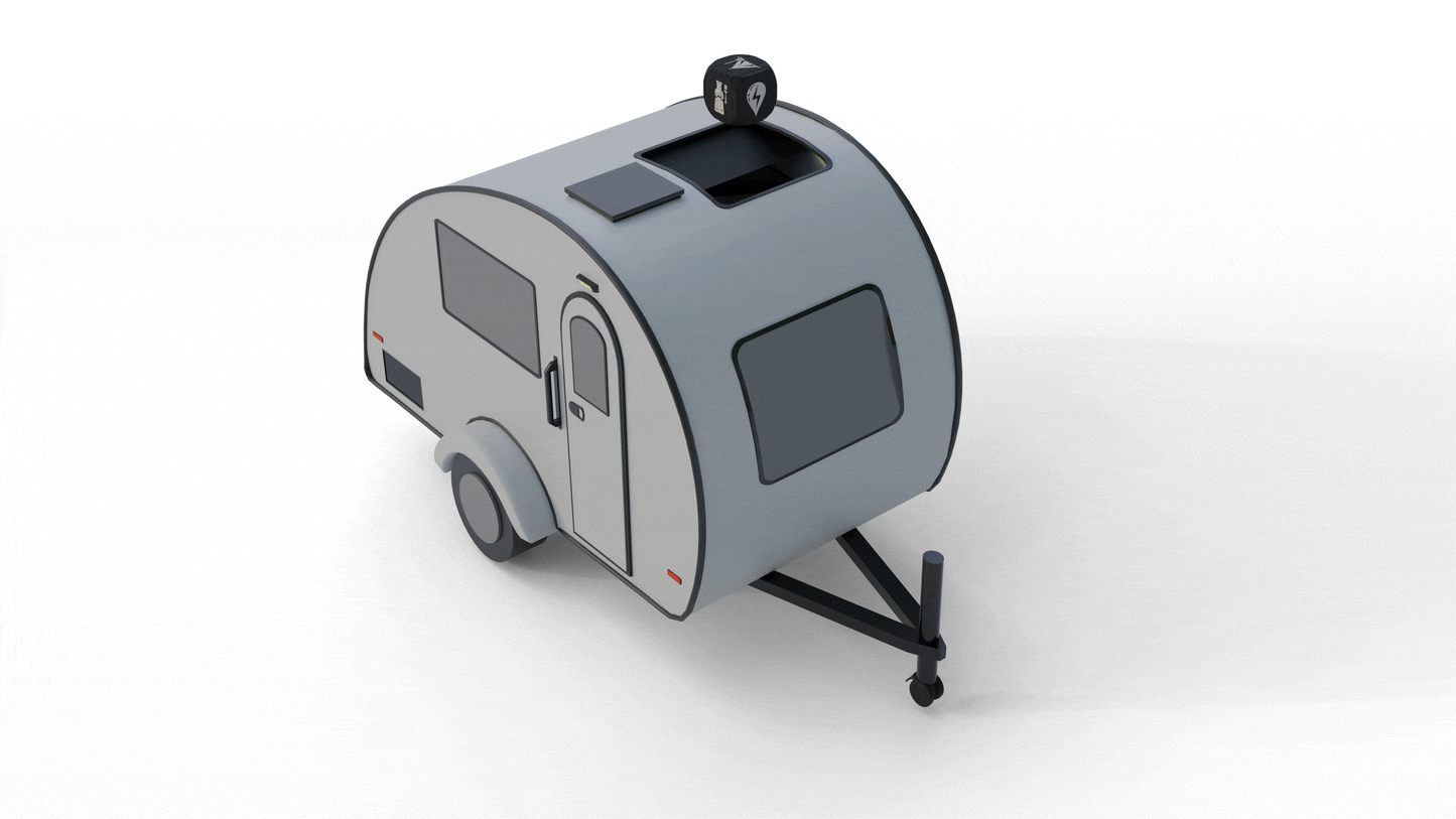 Camping-Themed Dice Towers